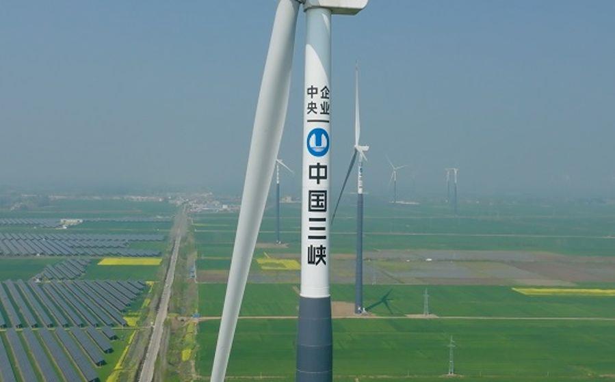 湖北能源首個超高混塔平原風電項目——新能源公司天門凈潭風電場